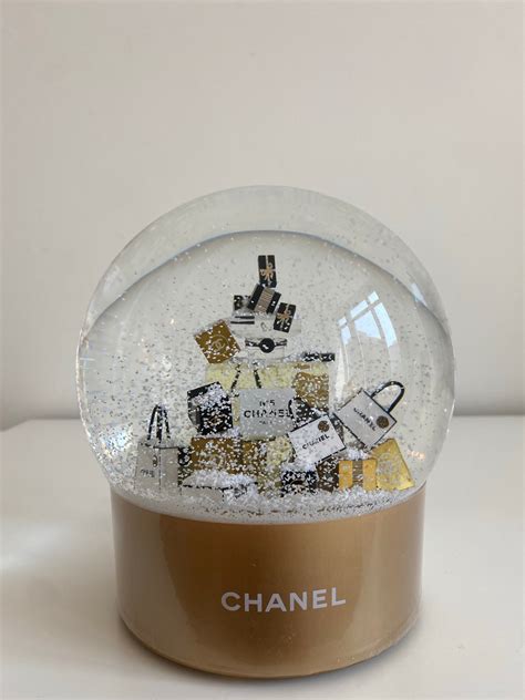 chanel snow|Chanel snow globes.